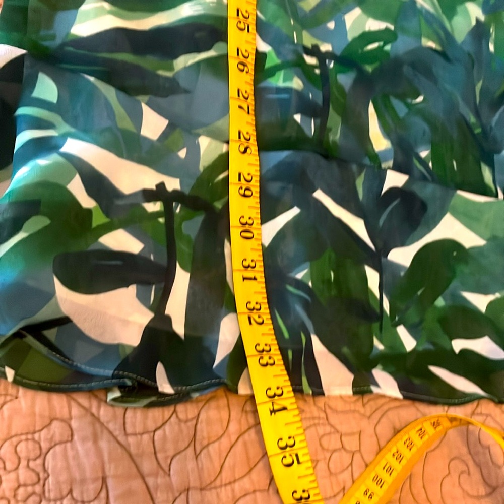CAbi “Castaway” Tropical Print Dress.  Size S. - Picture 8 of 10